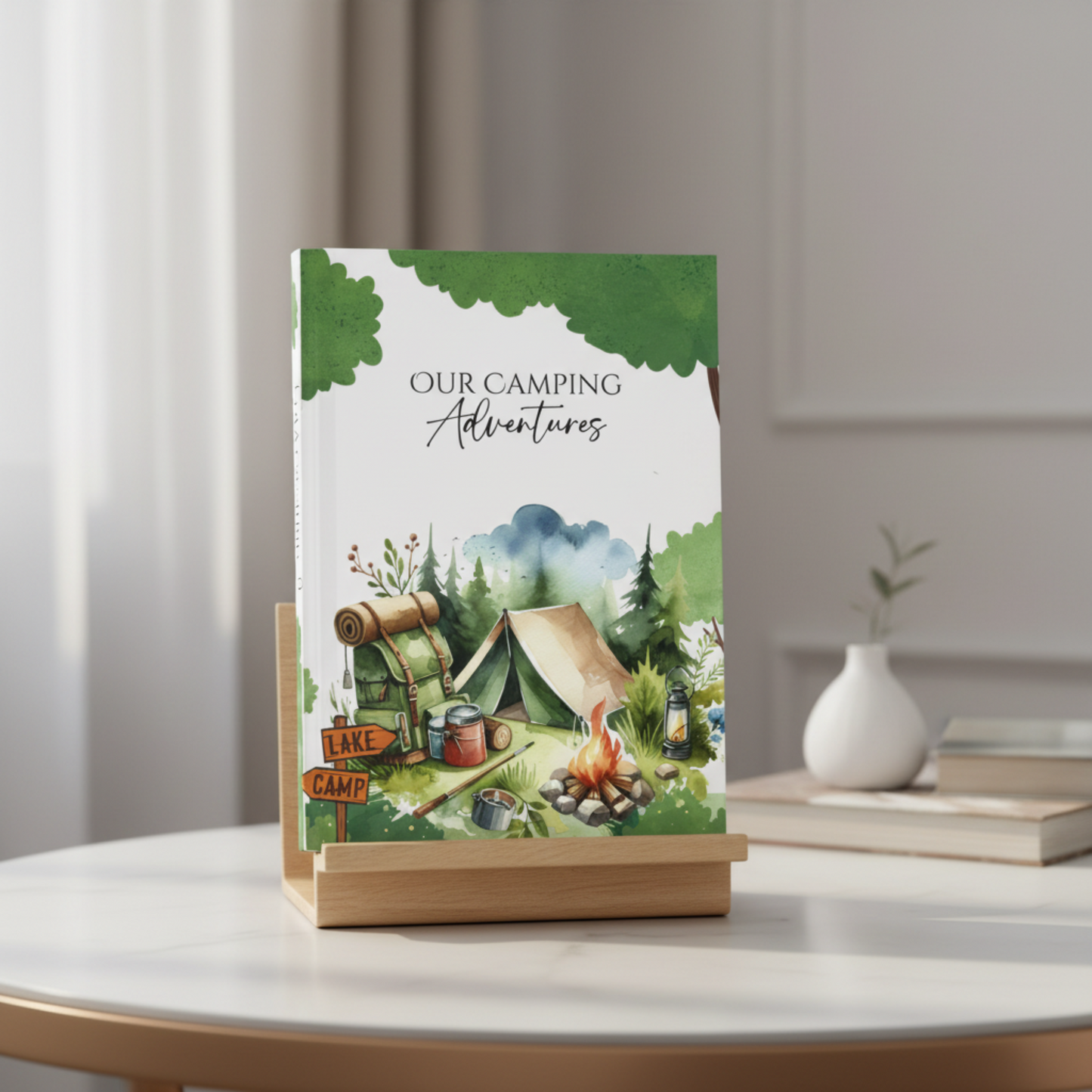 Personalized Camping Travel Journal: Adventure Keepsake Book