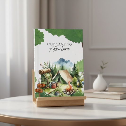 Personalized Camping Travel Journal: Adventure Keepsake Book