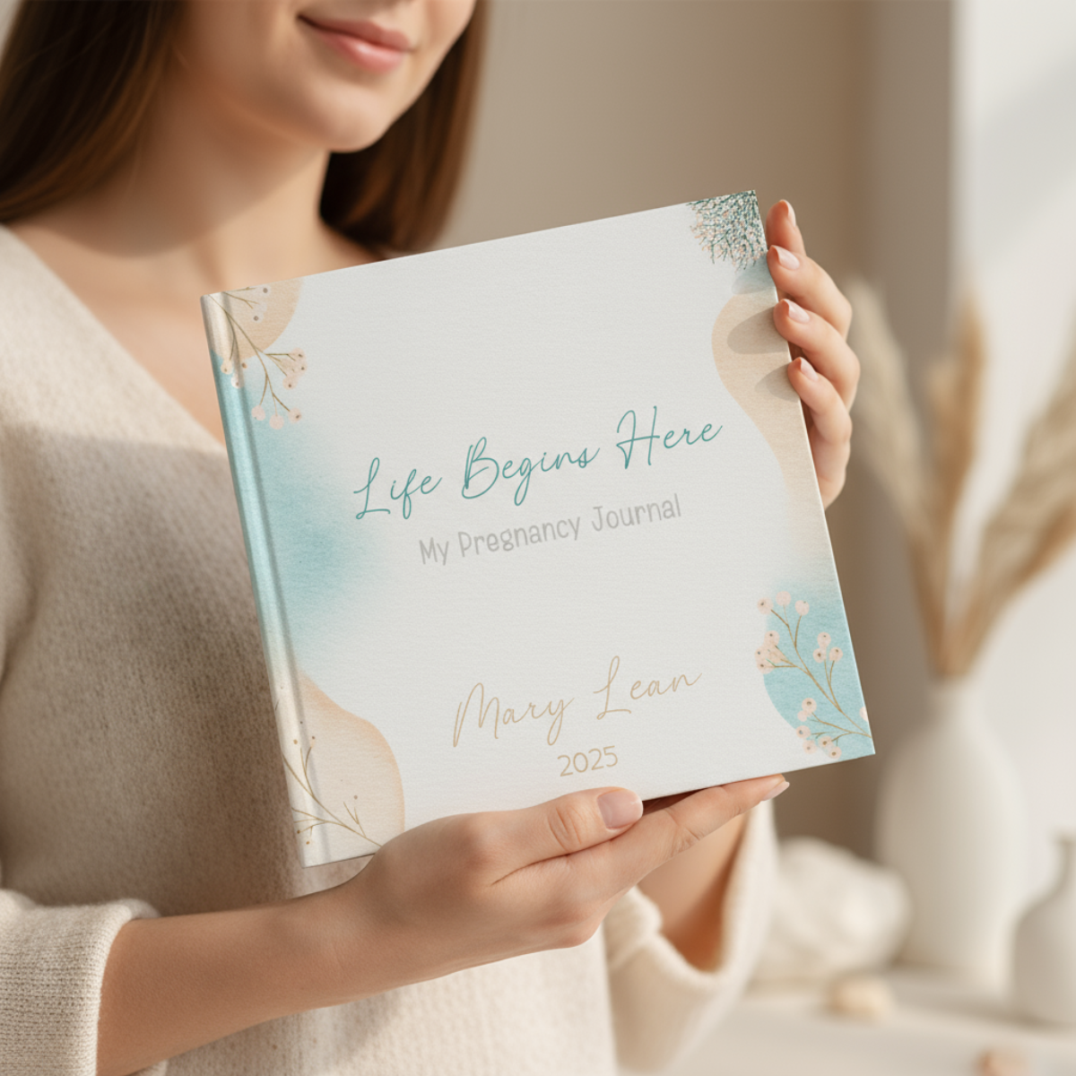 Personalized Pregnancy Journal - Baby Memory Book