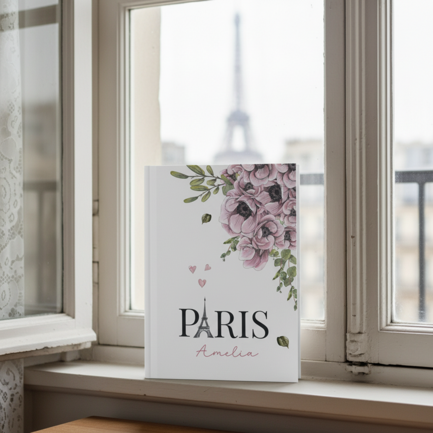 Personalized Paris Travel Journal: Paris Trip Gift