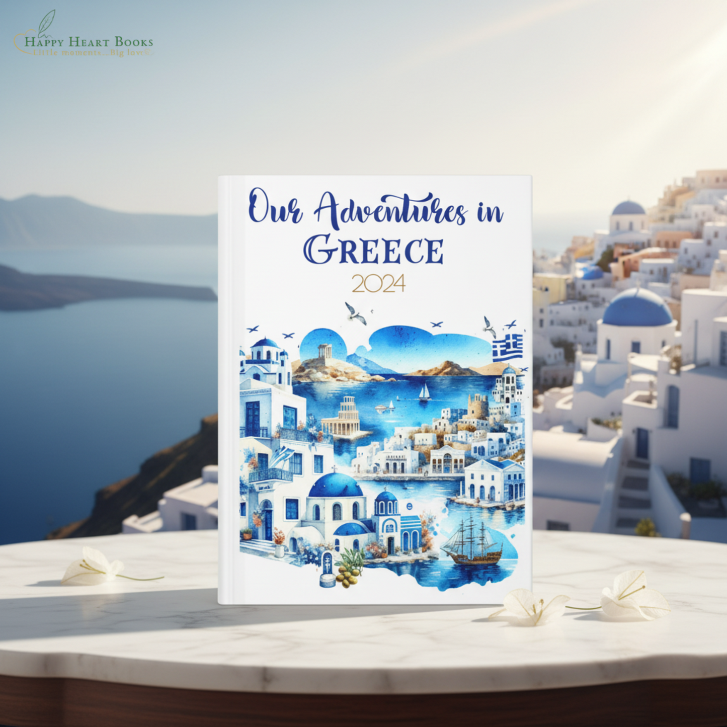 Personalized Greece Travel Journal: Greece Vacation Adventures Keepsake