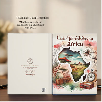 Personalized Africa Travel Journal: Safari Adventure Keepsake