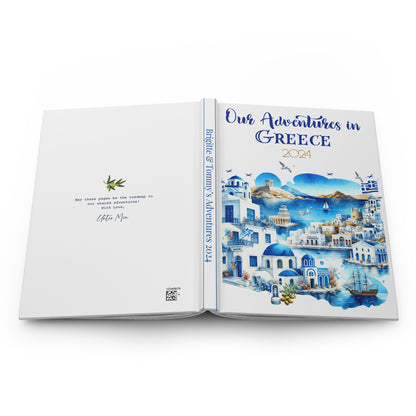 Personalized Greece Travel Journal: Greece Vacation Adventures Keepsake