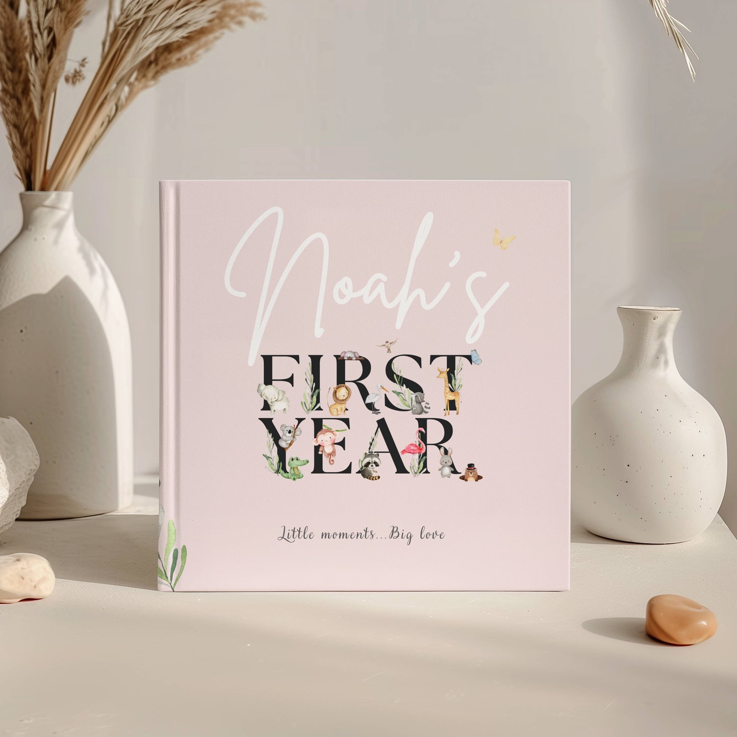 First Year Baby Memory Book - Baby 1st Year Keepsake